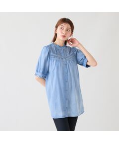 Rose Tiara / ローズティアラ シャツ・ブラウス | 2.5オンスデニム軽やかブラウス