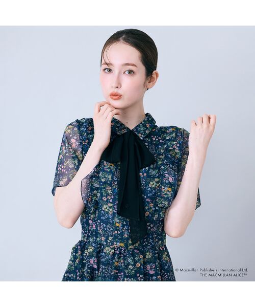 Rose Tiara / ローズティアラ ミニ丈・ひざ丈ワンピース | 【マクミラン・アリスコラボ】不思議の国のアリス ワンピース | 詳細9