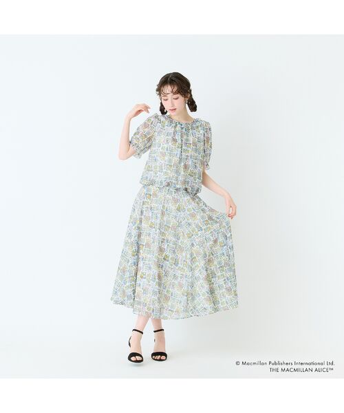 Rose Tiara / ローズティアラ シャツ・ブラウス | 【マクミラン・アリスコラボ】不思議の国のアリス ラッフルフリルブラウス | 詳細4