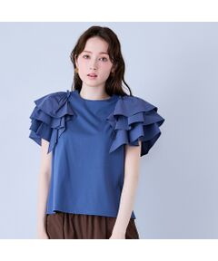 Rose Tiara / ローズティアラ カットソー | フリルスリーブカットソー