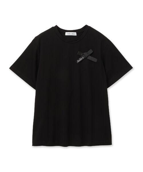 Rose Tiara / ローズティアラ カットソー | Audie a Musesロゴ入りリボンカットソー | 詳細13