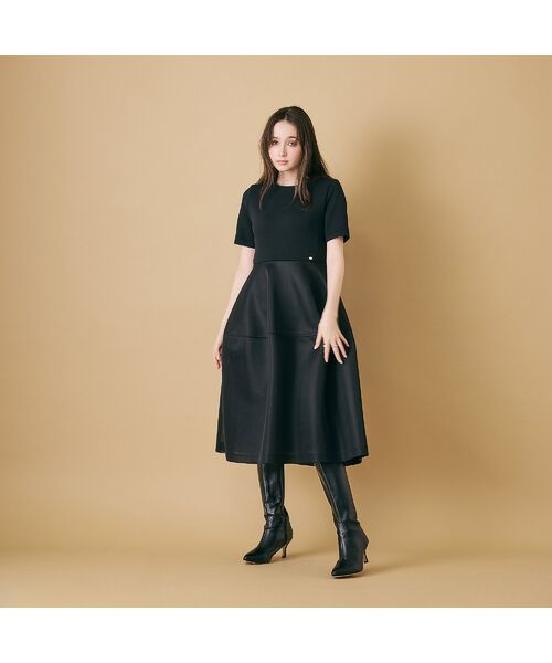Rose Tiara / ローズティアラ ミニ丈・ひざ丈ワンピース | 【M-StyleLuxeコラボ】【人気のため追加】メッシュスカートワンピース | 詳細3
