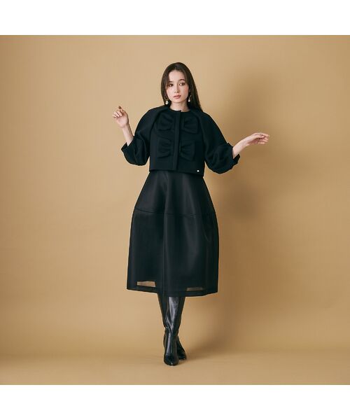 Rose Tiara / ローズティアラ ノーカラージャケット | 【M-StyleLuxeコラボ】【人気のため追加】フロントダブルリボンブラウス | 詳細6
