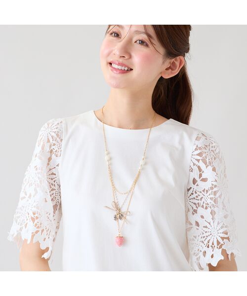 Rose Tiara / ローズティアラ ネックレス・ペンダント・チョーカー | いちごチャームネックレス | 詳細3