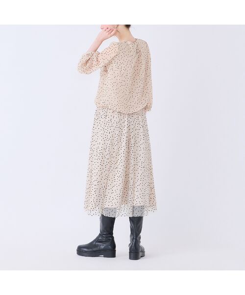 Rose Tiara / ローズティアラ シャツ・ブラウス | 【セットアップ対応】【人気シルエット】ドットバルーンヘムブラウス | 詳細3
