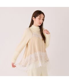 Rose Tiara / ローズティアラ キャミソール・チューブトップ | レースたたきつけキャミソール