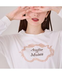 Rose Tiara / ローズティアラ カットソー | 刺繍加工ロングスリーブカットソー