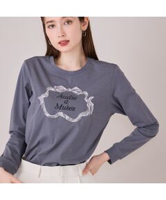 Rose Tiara / ローズティアラ カットソー | 刺繍加工ロングスリーブカットソー
