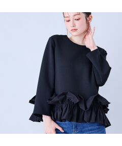 Rose Tiara / ローズティアラ カットソー | 裾ラッフルデザインカットソー