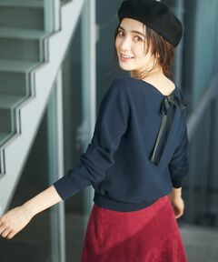 Rouge vif la cle / ルージュ・ヴィフ ラクレ ニット・セーター | バックリボンニット