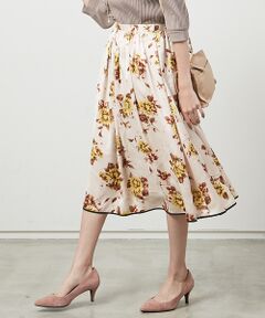 Rouge vif la cle / ルージュ・ヴィフ ラクレ ミニ・ひざ丈スカート | ヴィンテージフラワースカート