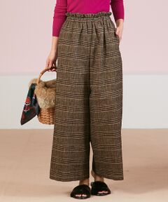 Rouge vif la cle / ルージュ・ヴィフ ラクレ パンツ | チェックワイドパンツ【予約】