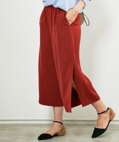 Rouge vif la cle / ルージュ・ヴィフ ラクレ ショート・ハーフ・半端丈パンツ | Yangany サイドスリットワイドクロップパンツ