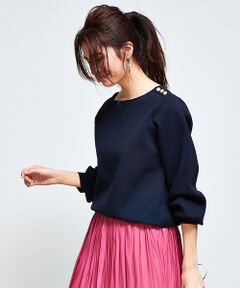 Rouge vif la cle / ルージュ・ヴィフ ラクレ ニット・セーター | ショルダーゴールドボタンニット