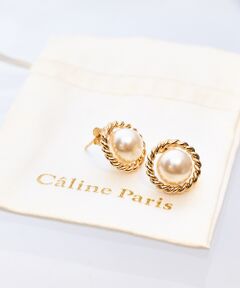 Caline Paris フラワーピアス