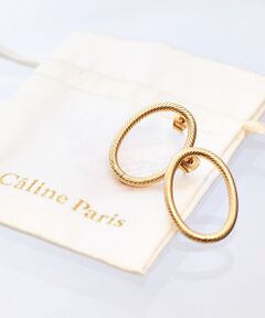 Caline Paris ヴィンテージフープピアス