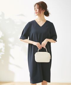 Rouge vif la cle / ルージュ・ヴィフ ラクレ ワンピース | バックタック5分袖ワンピース