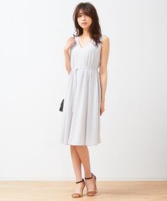 Rouge vif la cle / ルージュ・ヴィフ ラクレ ワンピース | 【CLASSYコラボ】ノースリフレアードレス