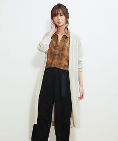 ロングカーディガン