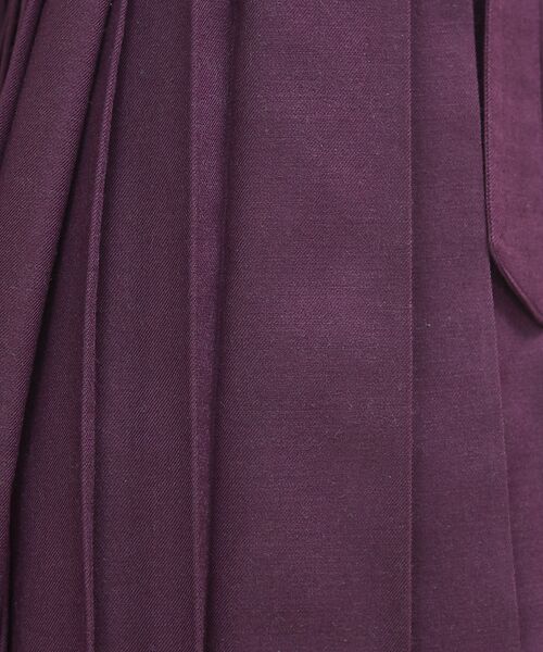 Rouge vif la cle / ルージュ・ヴィフ ラクレ ミニ・ひざ丈スカート | ウールライクプリーツスカート | 詳細1