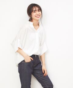 【MICA＆DEAL】WEB限定スキッパーシャツ