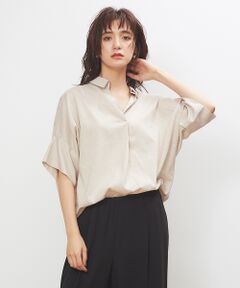 【MICA＆DEAL】WEB限定スキッパーシャツ