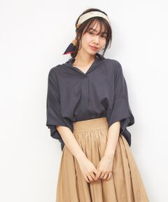 【MICA＆DEAL】WEB限定スキッパーシャツ