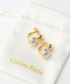 Caline Paris パールイヤリング