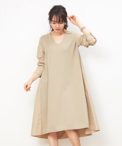 Rouge vif la cle / ルージュ・ヴィフ ラクレ ワンピース | 【MICA＆DEAL】フロントニットフレアーワンピース