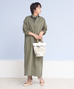 Rouge vif la cle / ルージュ・ヴィフ ラクレ ワンピース | コットンツイルシャツワンピース