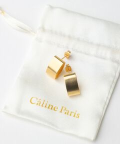 Caline Paris ゴールドピアス