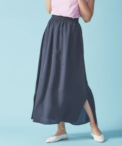 Rouge vif la cle / ルージュ・ヴィフ ラクレ ロング・マキシ丈スカート | キュプラギャザースカート