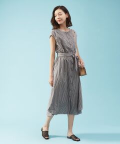 Rouge vif la cle / ルージュ・ヴィフ ラクレ ワンピース | フロントポケットストライプワンピース