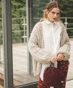 Rouge vif la cle / ルージュ・ヴィフ ラクレ カーディガン・ボレロ | ハンドニットカーディガン