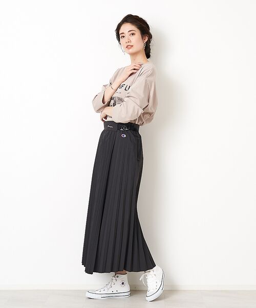 Champion チャンピオン プリーツスカート ロング マキシ丈スカート Rouge Vif La Cle ルージュ ヴィフ ラクレ ファッション通販 タカシマヤファッションスクエア