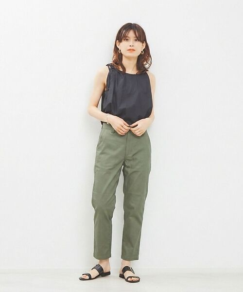 Rouge vif la cle / ルージュ・ヴィフ ラクレ パンツ | 【Upper hights】ミリタリーテーパードパンツ ARMY THE HIS | 詳細10
