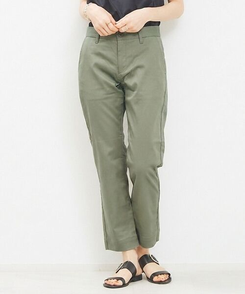 Rouge vif la cle / ルージュ・ヴィフ ラクレ パンツ | 【Upper hights】ミリタリーテーパードパンツ ARMY THE HIS（カーキ）