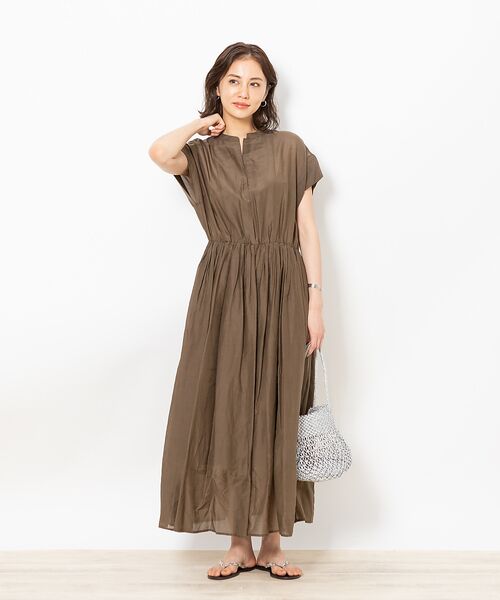 Audrey Snd John Wad コットンシルクロングワンピース ワンピース Rouge Vif La Cle ルージュ ヴィフ ラクレ ファッション通販 タカシマヤファッションスクエア