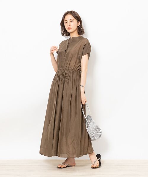 Audrey Snd John Wad コットンシルクロングワンピース ワンピース Rouge Vif La Cle ルージュ ヴィフ ラクレ ファッション通販 タカシマヤファッションスクエア