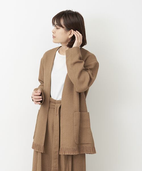 希少！！】 美品 2019SS マルティニークCURRENTAGEリネンノーカラー