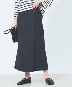 Rouge vif la cle / ルージュ・ヴィフ ラクレ ロング・マキシ丈スカート | ラップセミフレアスカート