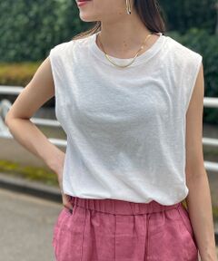 Rouge vif la cle / ルージュ・ヴィフ ラクレ Tシャツ | ナチュラルダイノースリーブカットソー