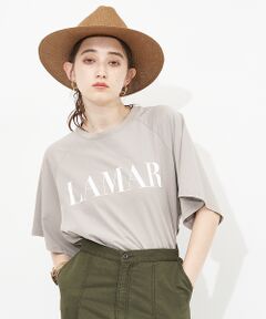 【MICA＆DEAL】【WEB限定】LAMAR ロゴヘムラウンドラグランTシャツ