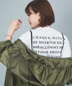 フロントバックロゴTシャツ