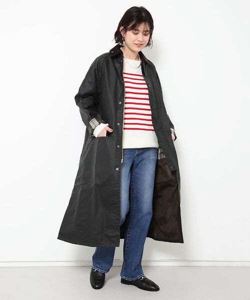 【Barbour】 LADIES BURGHLEYロングコート