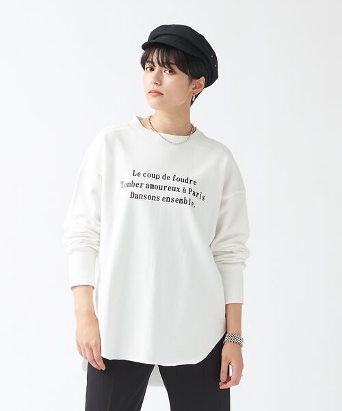 Rouge vif la cle / ルージュ・ヴィフ ラクレ Tシャツ | ミニ裏毛ロゴロンT | 詳細4