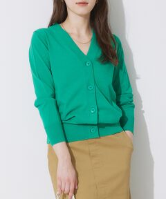 Rouge vif la cle / ルージュ・ヴィフ ラクレ カーディガン・ボレロ | 【アンサンブル対応】C/NyVネックカーディガン