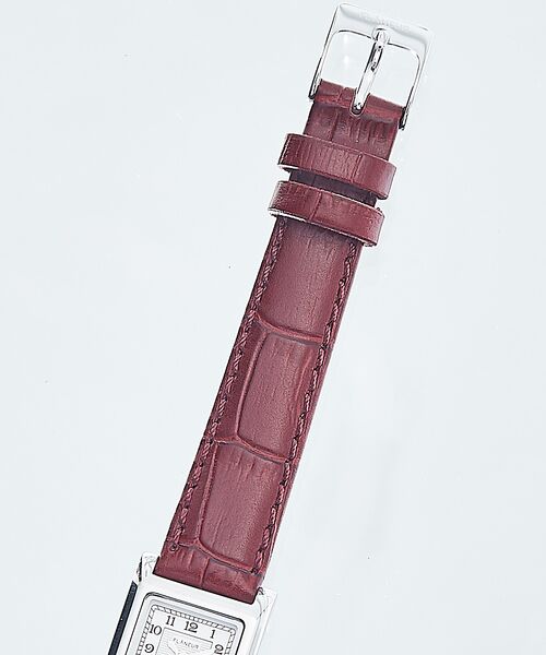 Rouge vif la cle / ルージュ・ヴィフ ラクレ 腕時計 | 【FLANEUR】正方形ウォッチ シルバー×ホワイト F404S1 | 詳細5