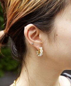 Rouge vif la cle / ルージュ・ヴィフ ラクレ ピアス・イヤリング | 【sauvage peau】メタルデザインピアス