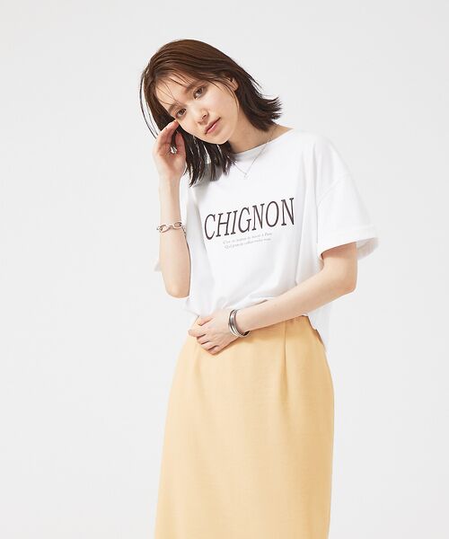 Rouge vif la cle / ルージュ・ヴィフ ラクレ Tシャツ | CHGNON　ロゴターンバッグTシャツ | 詳細22